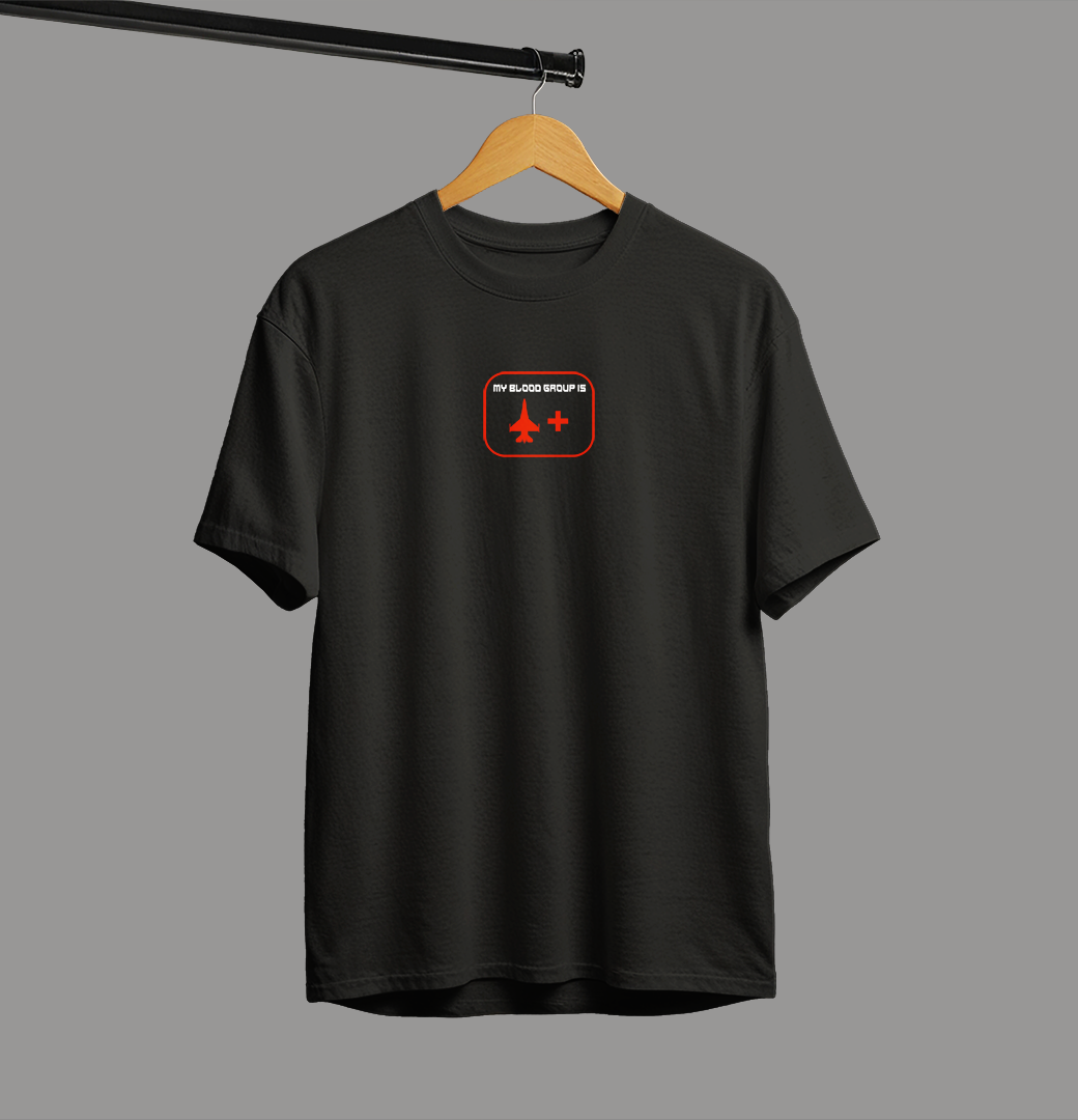 "Blood Group" Airforce T Shirt