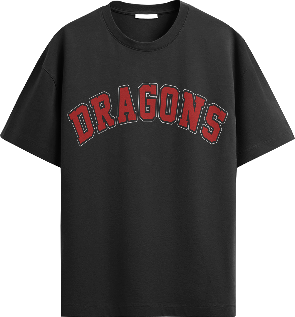 "Dragons" Oversized T Shirt
