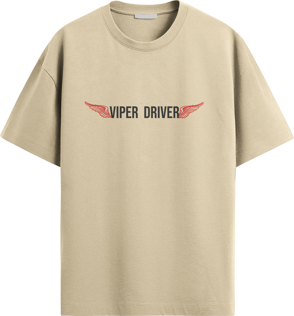 "F 16" Oversized T Shirt Air Force
