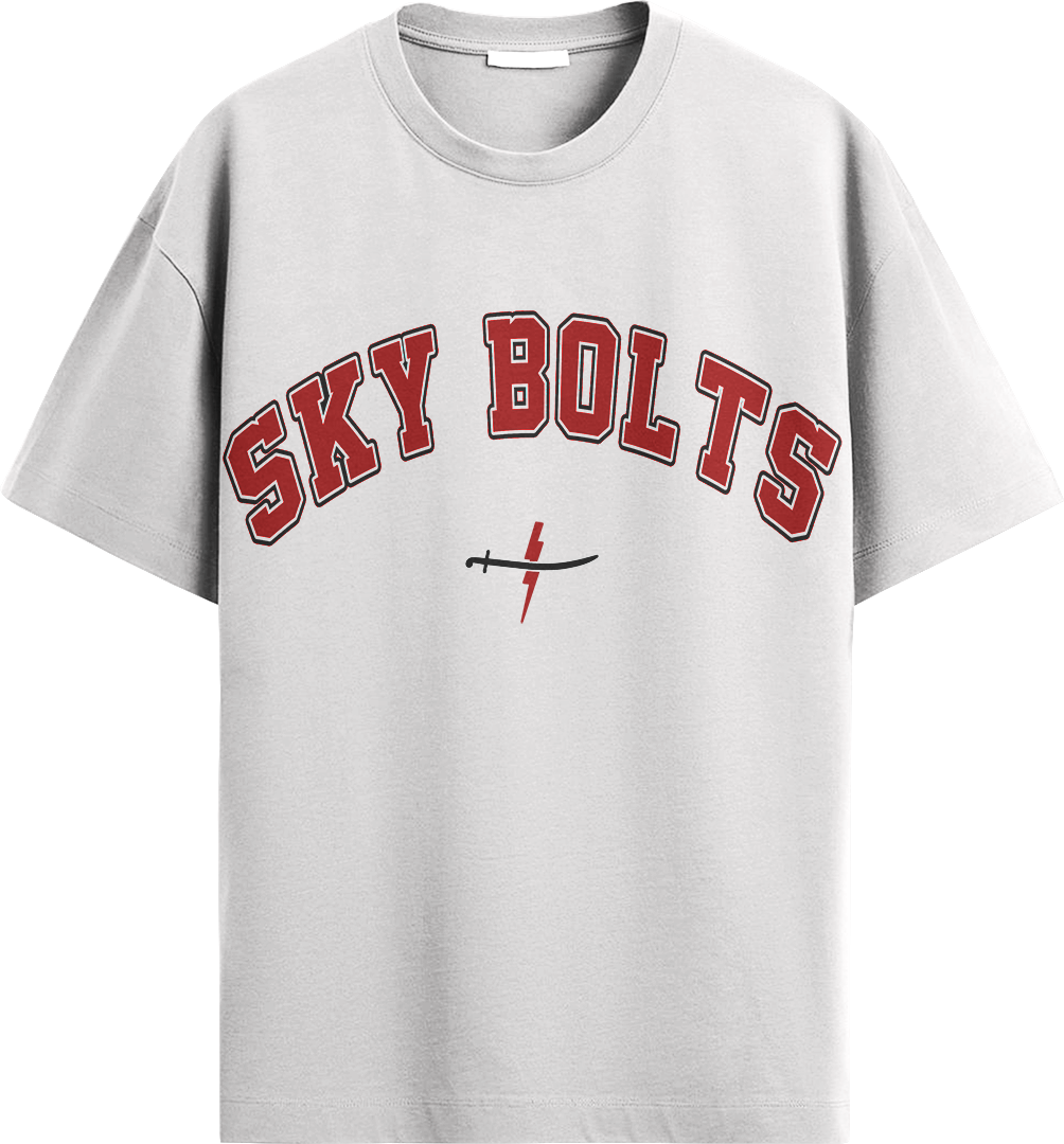 "Sky Bolts" Oversized T Shirt