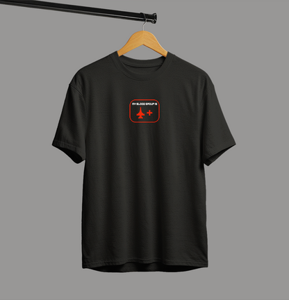 "Blood Group" Airforce T Shirt