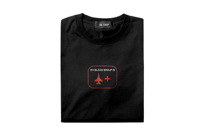 "Blood Group" Airforce T Shirt