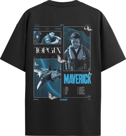"Top Gun" Oversized T Shirt Air Force